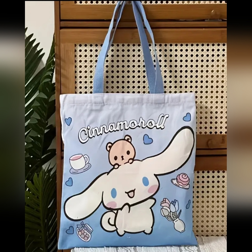 Cinnamoroll Blue Tote Bag